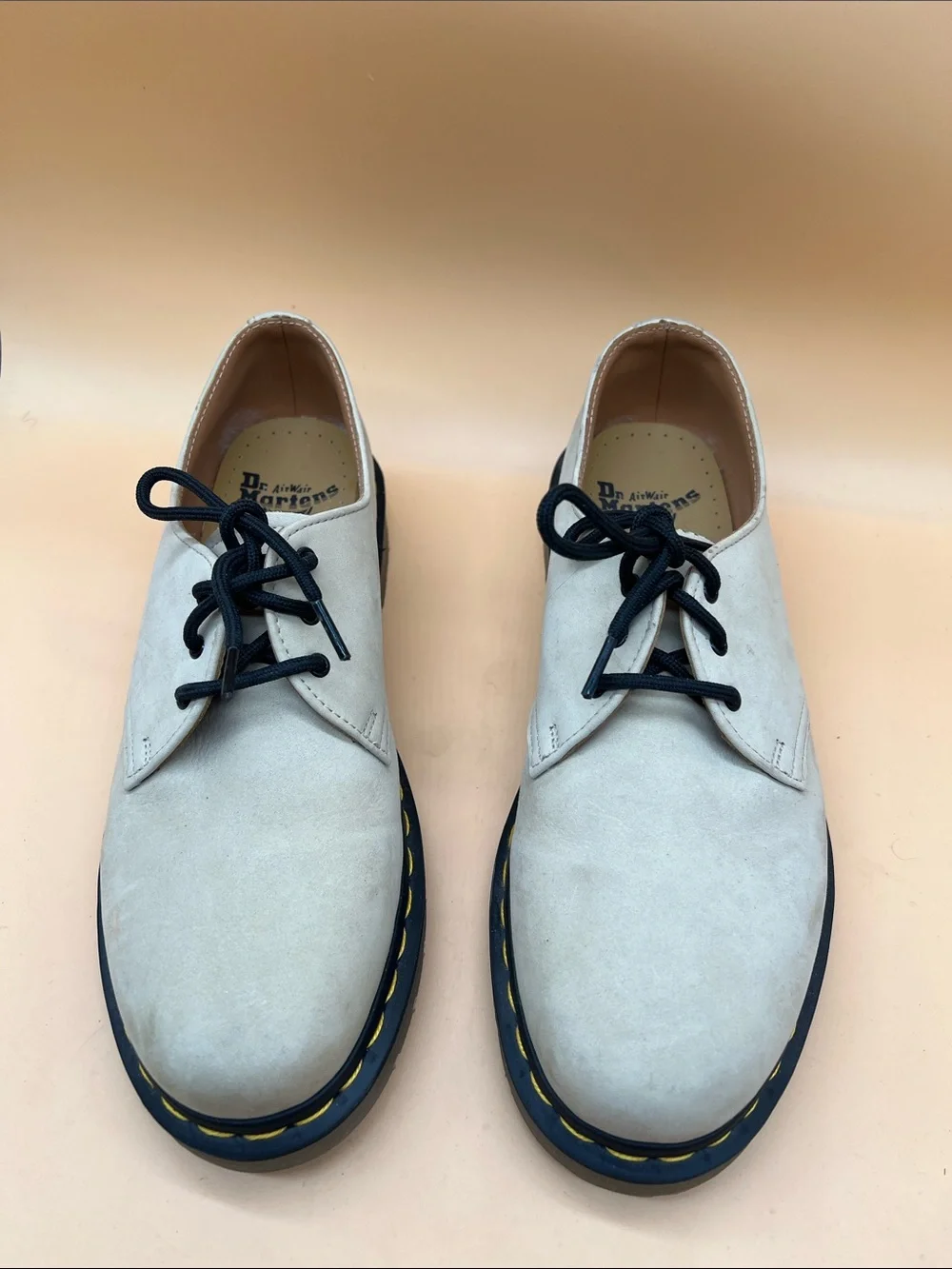 Dr. Martens 1461 in Pale Olive suede 8 uk men 9 women 10